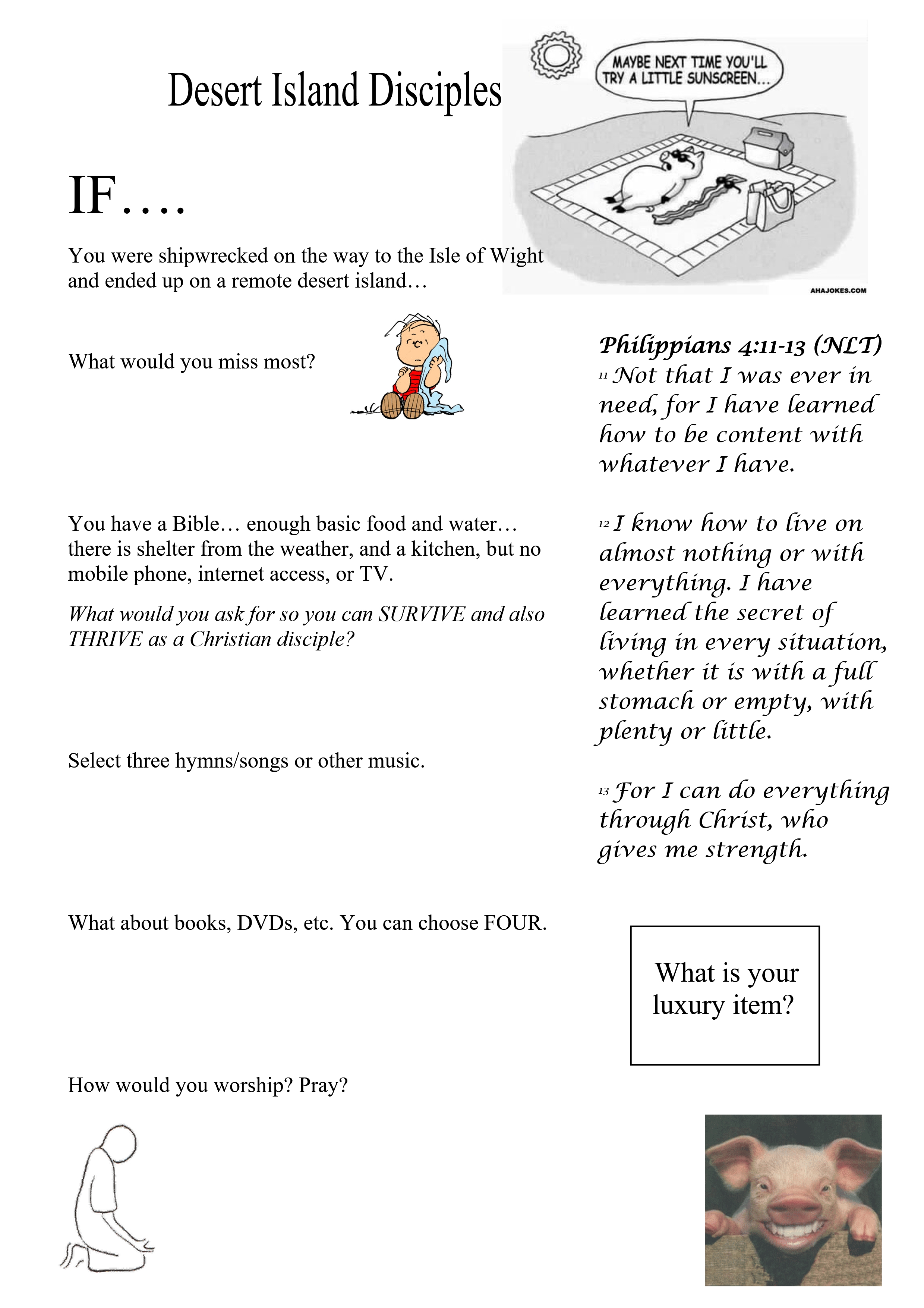 desert islands disciples